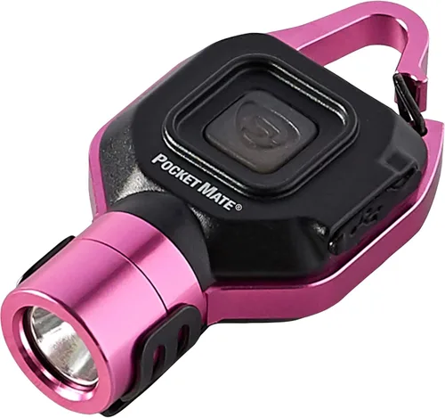Streamlight 73303 Pocket Mate 325-lúmenes Linterna de bolsillo USB recargable con llavero/clip, rosa