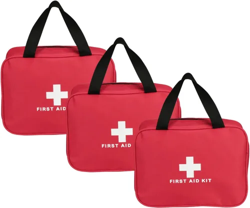 Vista 11 de AOUTACC Kit vacío de primeros auxilios de nailon, compacto, impermeable y ligero, bolsa de primeros auxilios con cremallera para emergencias