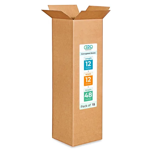 Vista 99 de Cajas largas de mudanza y envío de 18 x 9 x 9 pulgadas (paquete de 10) – Extra resistentes 200 libras frente a las regulares – Cajas de embalaje