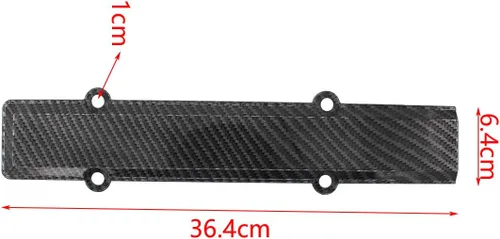 Vista 2 de XtremeAmazing Cubierta de válvula de motor de fibra de carbono Inserto de bujía para Honda Civic B16 B18 B-Series