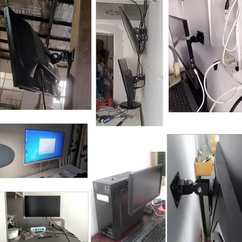 Vista 6 de VESA Monitor de montaje en pared PC PC TV pantalla 75 100 27 32 ajustable