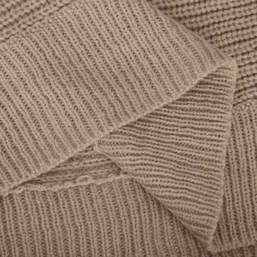 Vista 4 de Suéter de punto sólido para mujer, casual, de manga larga, cuello redondo, suéter de invierno, a la moda, cómodo, holgado, blusas para salir