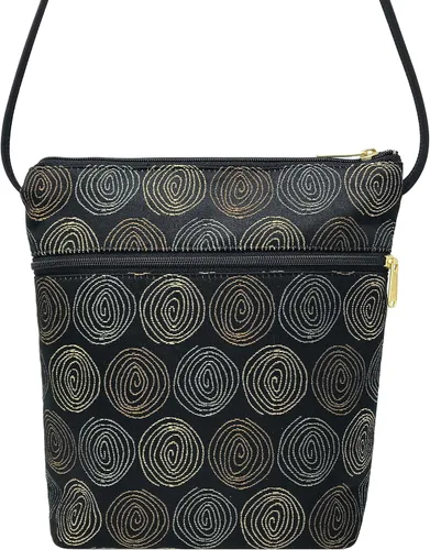 Vista 2 de Danny K. Bolso cruzado para mujer, con cordón ajustable, hecho a mano en Estados Unidos