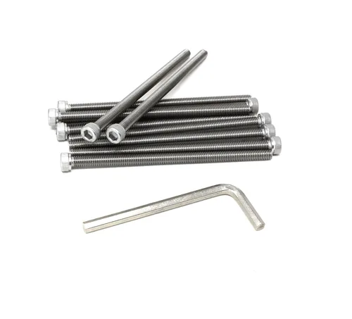 Vista 194 de iexcell Kit de tornillos de cabeza hexagonal de acero inoxidable 304, 100 unidades M2 x 0.157 in, paso de rosca de 0.016 in