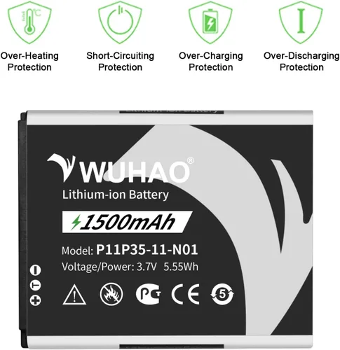 Vista 2 de WUHAO Reemplazo de batería TI-84 Plus CE [2025 actualizado] 1500mAh para Texas Instruments TI-84 CE/TI 84 Plus CE/TI-Nspire CX II/Color TI Nspire CX
