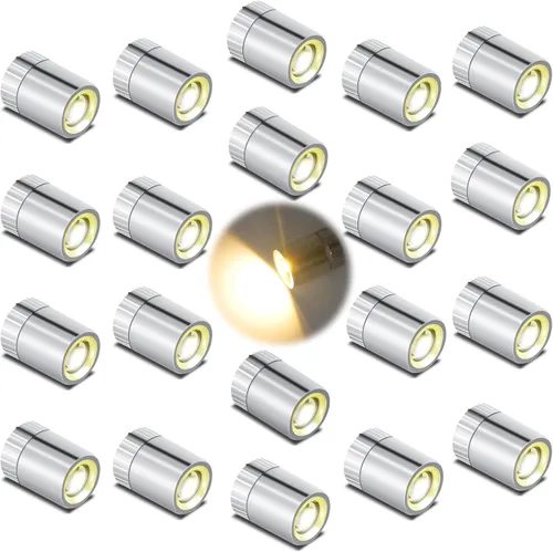 Vista 9 de Miniluces LED, 10 focos pequeños que funcionan con pilas, lámpara SMD pequeña para manualidades y decoración creativa. Perfecto para miniaturas