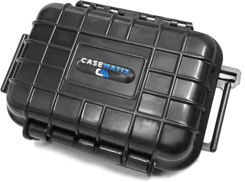 Vista 9 de CASEMATIX estuche de viaje impermeable compatible con dispositivos BlueDriver OBDII, incluye solo el estuche