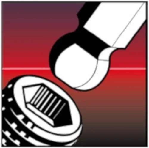 Vista 2 de EKLIND 92500 PSD - Destornillador de precisión hexagonal (allen) – Juego de 8 piezas SAE pulgadas tamaños .050-5/32