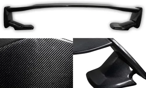 Vista 2 de Tapa trasera de fibra de carbono real para maletero compatible con Subaru Impreza WRX STI 2008-2014, 2009, 2010, 2011, 2012, 2013