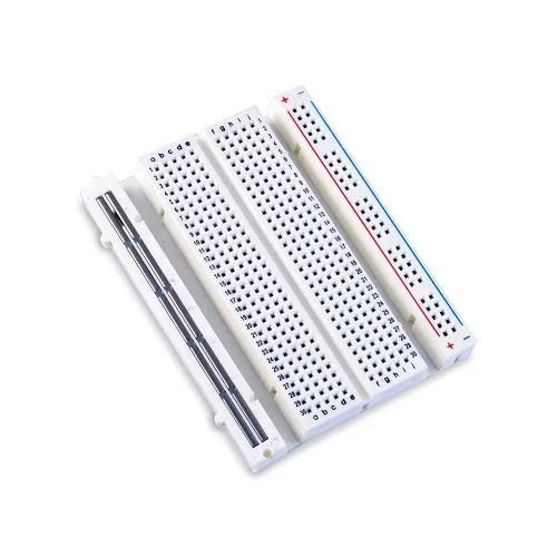 Vista 6 de MCIGICM Tablas de pan, 2 piezas de 830 puntos y 2 piezas de 400 puntos sin soldadura para bloques de conexión de distribución Proto Shield