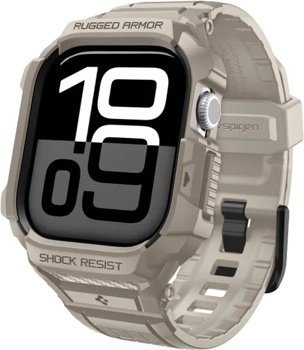 Vista 12 de Spigen for Apple Watch Band with Case, Rugged Armor Pro Compatible with Ultra 3/2/1 49mm, Series 11/10 46/42mm, 9/8/7 45/41mm, SE3/SE2/SE/6/5/4