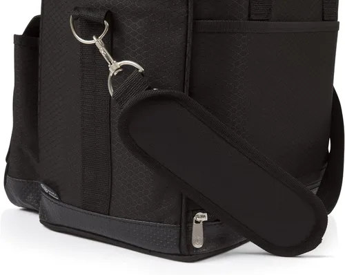 Vista 12 de PICNIC TIME Cellar - Bolsa transportadora de vino y enfriador de 6 botellas, bolsa térmica acolchada aislada para viajes, bolsa portátil resistente