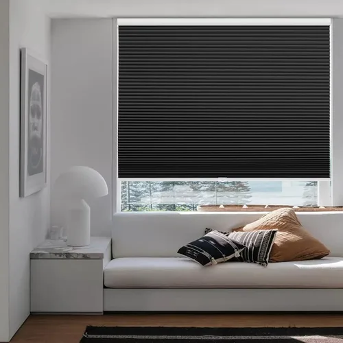 Vista 22 de Changshade Persianas celulares opacas de tamaño personalizado, sin cables, con el diámetro de panales de 1.5 pulgadas, para oficina, sala de estar