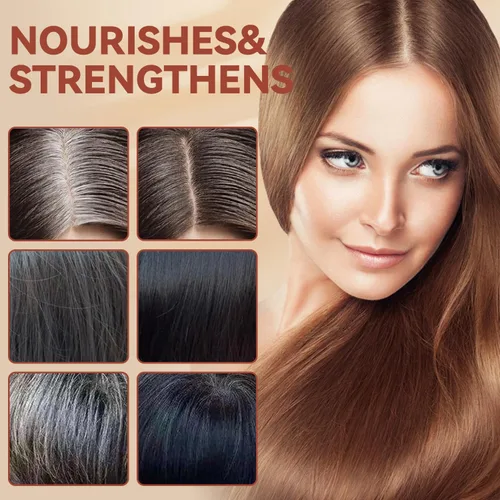 Vista 6 de Polygonum Multiflorum - Barra de champú para oscurecer el cabello, champú en barra natural para mujeres y hombres, nutritivo e hidratante