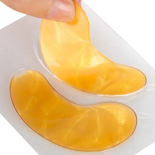 Theshiry 10 pares de mascarillas de cristal de colágeno y 10 máscaras de labios de cristal de colágeno, antienvejecimiento, máscara de ojos y