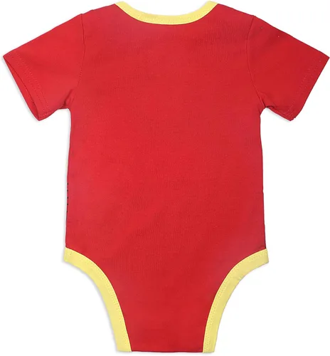 Vista 8 de Marvel Avengers Baby Boys 5 Pack Short Sleeve Bodysuit for Newborns and Infants BlueRedBlackGreen