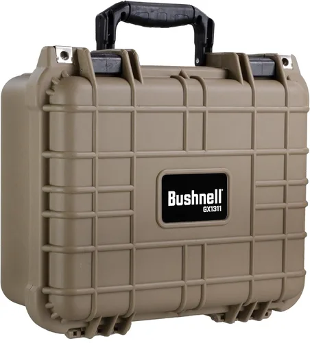 Vista 8 de Bushnell Estuche rígido compacto impermeable de 13.37 pulgadas para binoculares, óptica, equipo, a prueba de golpes y listo para TSA (negro)