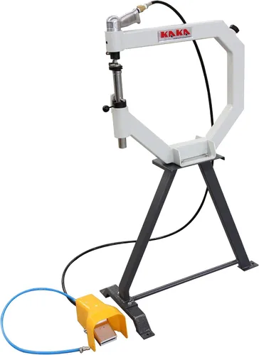 KAKA INDUSTRIAL Martillo Neumático de Alisado, Martillo de Potencia con Garganta de 19.6", Herrería, Capacidad de Calibre 18 con Soporte de Marco de