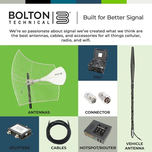 Vista 7 de Bolton Technical Accesorio de montaje en poste en J de 10 pulgadas para antena exterior
