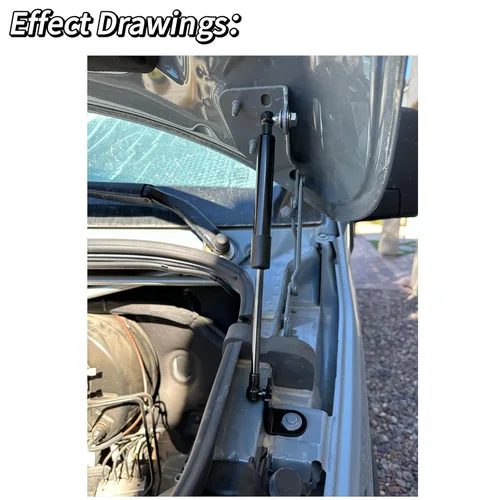 Vista 3 de TSUBASA Soportes de elevación para Mercedes-Benz Sprinter 907 910 VS30 2018-2024 Capó delantero Modificar puntales de gas Amortiguadores de resorte