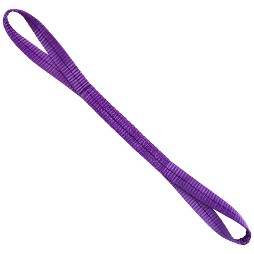 Vista 13 de Correas de Eslinga de Elevación, 2" x 2' de 2 Capas Resistentes Eslingas de Elevación de Ojo Plano, Correa de Eslinga de Elevación de Poliéster