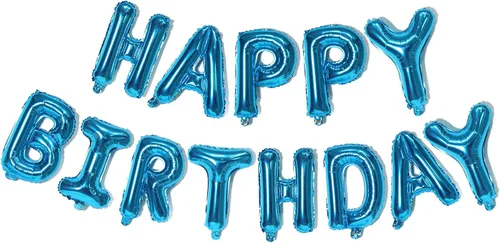 Vista 13 de KALOR Banner de Globos de Feliz Cumpleaños Rosa Bebé, Globos de Letras de Papel de Aluminio Mylar de 16 Pulgadas para Decoraciones de Fiesta