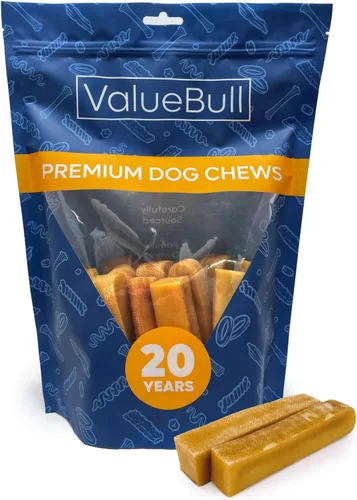 Vista 10 de ValueBull Himalayan - Masticables de queso de yak para perros, pequeños, paquete a granel de 10 libras, de larga duración para masticadores