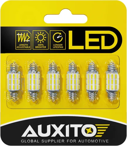 Vista 10 de AUXITO - Bombillas LED 578 211-2 212-2 Festoon 39 mm, 41 mm, 42 mm, bombillas LED 6500K blancas extremadamente brillantes 4014 SMD para luces LED