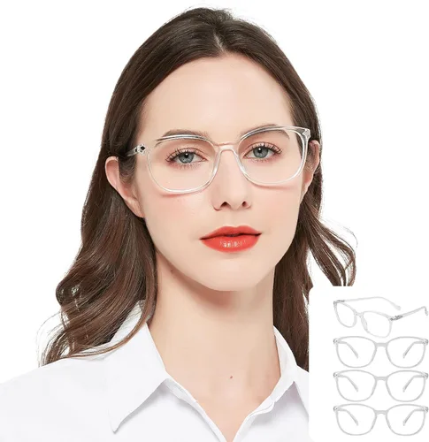 Vista 8 de 4 Packs Reading Glasses for Women Blue Light Blocking Computer Readers 1.0 1.25 1.5 1.75 2.0 to 4.0