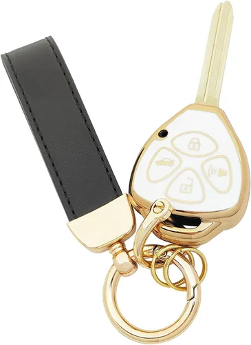 Vista 6 de Funda protectora de TPU para llavero Toyota 2007-2011 Camry Rav4 Scion TC Yaris Avalon Corolla VenzaKey Fob