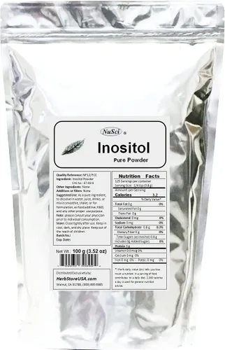 Vista 5 de Inositol Bulk Pure Powder 1000g (2.2 lb) NF12 y FCC Calidad Estándar
