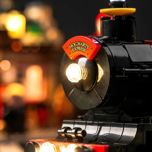 Vista 7 de VONADO Kit de luces LED compatible con Lego Hogwarts Express y Hogsmeade Station, iluminación decorativa de bricolaje para juego de tren de Harry