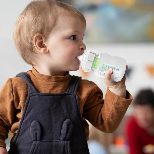 Vista 8 de Fundas de silicona para biberones compatibles con botellas de vidrio natural Dr. Brown's de 5 onzas, aptas para lavavajillas, cubiertas anticólicos