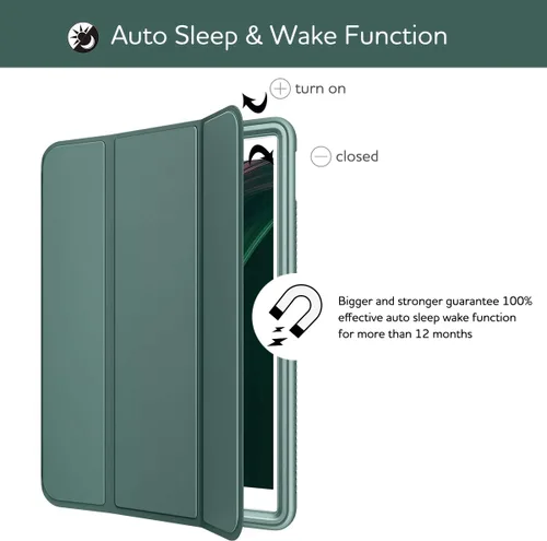 Vista 7 de SURITCH Funda para iPad Air 3 2019 (3ª generación)/iPad Pro 10.5 2017, [Protector de pantalla integrado] [Soporte para lápiz] Funda protectora