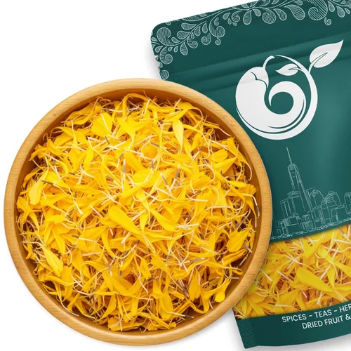 Vista 3 de NY Spice Shop Polvo de caléndula (caléndula) – 8 onzas secas molidas caléndula caléndula flores de caléndula en polvo