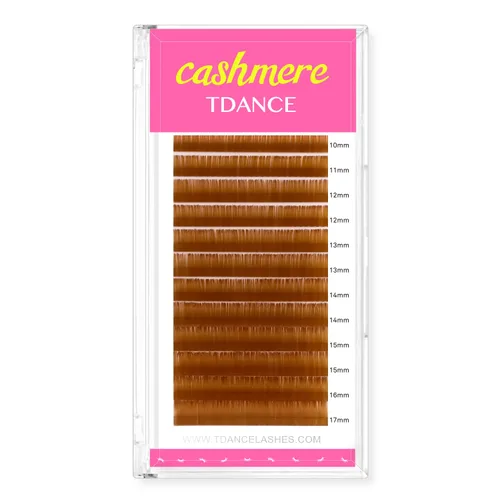 Vista 23 de TDANCE Extensiones de Pestañas de Cachemira Negro Súper Mate Extensiones de Pestañas de Volumen 0.03mm de Grosor Rizo B Extensiones de Pestañas