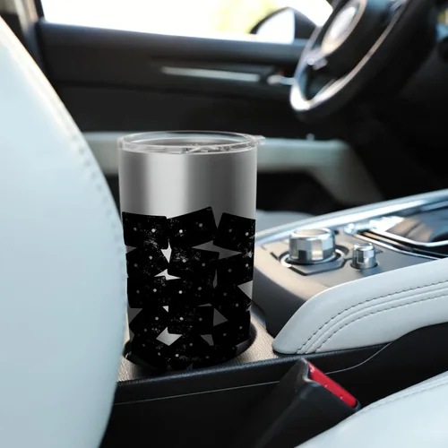 Vista 6 de Retro Cassette 90s 80s Theme Party Outfit Costume Stainless Steel Insulated Tumbler