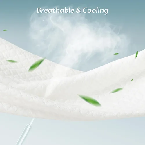 Vista 5 de Protector de colchón tamaño King con cremallera, funda de colchón 100% impermeable con cremallera, fundas de colchón suaves y refrescantes sin