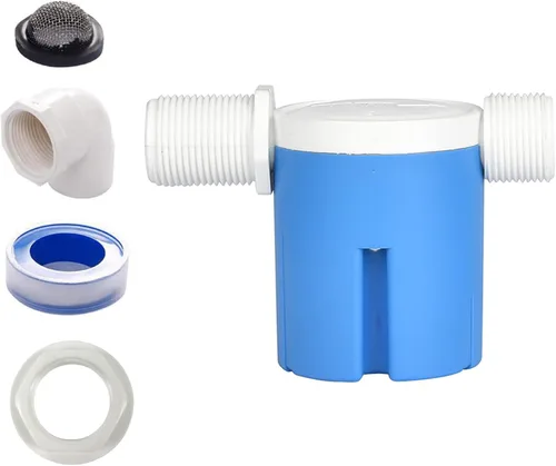 Vista 10 de Válvula de flotador incorporada incorporada de entrada lateral de 1/2", utilizada en piscinas, tanques de ganado, acuicultura, acuarios (JYN-15)