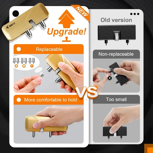 Vista 7 de 【2024 Nuevo】Kit de herramientas de reparación de reloj Jorest, reemplazo de batería y ajuste de correa, llave para abrir la tapa trasera, abridor