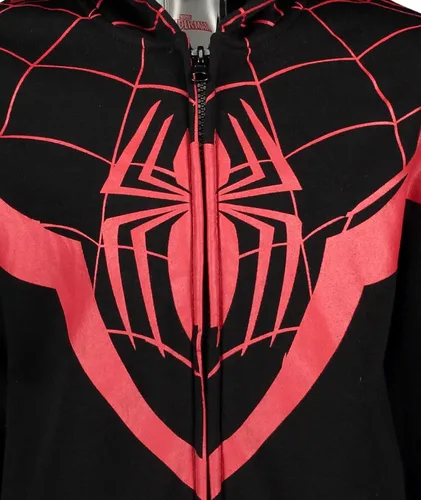 Vista 7 de Marvel Spider-Man Spider-Verse Venom - Sudadera con capucha y cremallera para niños pequeños y grandes