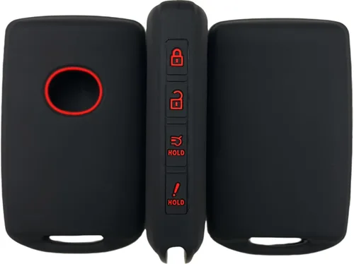 Vista 2 de Funda de goma de silicona para llavero compatible con Mazda 3 6 CX-30 CX-5 CX-9 CX-50 WAZSKE11D01 662F-SKE11D01 2019-2025