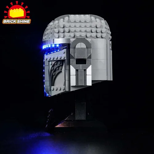 Vista 5 de Kit de luces para casco Lego Star Wars The Mandalorian 75328 (el juego de Lego no está incluido) (clásico)