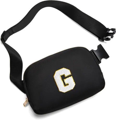 Vista 170 de Gitus Regalos de cumpleaños para niñas de 8, 9, 10, 11, 12, 13 años, cangurera personalizada, bolsa cruzada con letra inicial, bolsa para cinturón