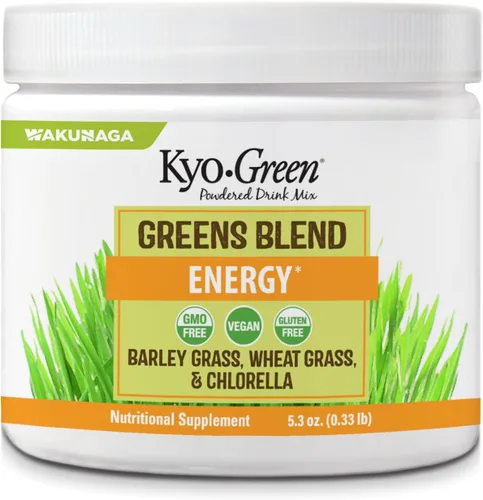 Kyolic, mezcla en polvo para bebida energética Kyo-Green, 700-50, Polvo, 1, 1