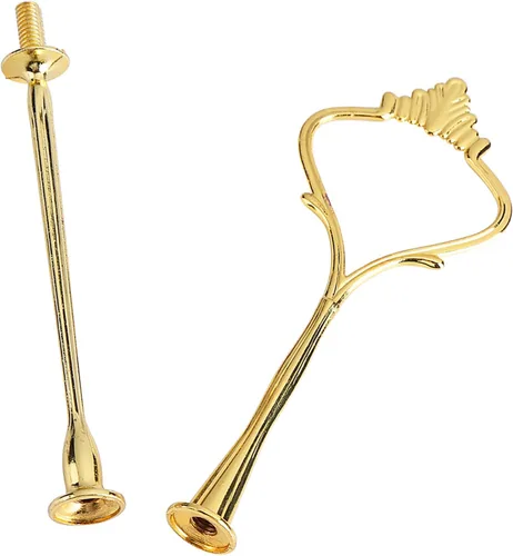 Vista 4 de Soporte de placa de pastel de varios niveles para bandeja de cupcakes para tartas, soporte de montaje de platos de frutas