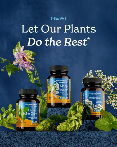 Vista 13 de Herb Pharm Cápsulas Sleep easier con raíz de valeriana y rizoma, pasiflora y lúpulo. Ayuda para dormir a base de hierbas orgánicas sin melatonina