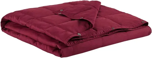 Vista 10 de True North by Sleep Philosophy - Manta de gran tamaño, ganso y plumón con botones, acolchado de caja clásica, relleno pesado para campamento