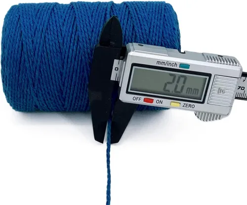 Vista 2 de Cuerda de cordel de algodón de 500 pies para carniceros de cocina, cordel de cocina para manualidades, asado, envoltura de regalos, decoración