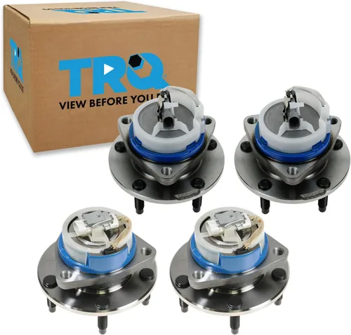 Vista 172 de TRQ Par de conjunto de cubo de cojinete de rueda delantera izquierda derecha, 2 piezas compatible con Lexus GX460 2003-2009 GX470 2003-2023 Toyota